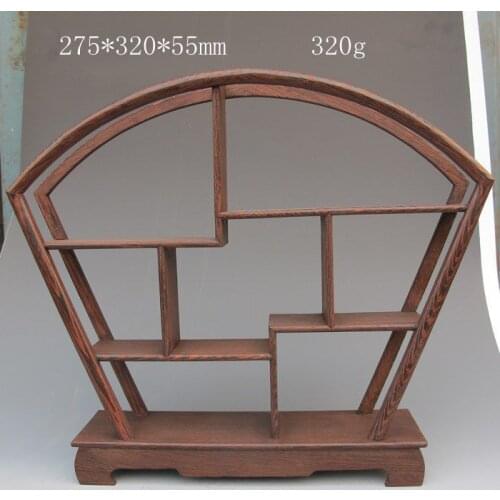 Pretty wood Stand /SHELF For Netsuke / Snuff Bottles Or Curios