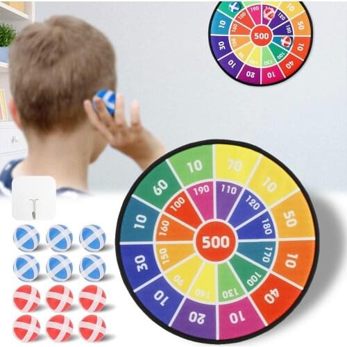 Creative Children Throw ball dartboard target sticky ball parent-child Party outdoor sports baby indoor sucker ball toys