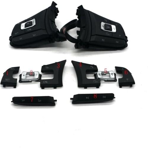 For golf 7 Mk7 GTS steering wheel multifunction control volume up and down cruise trim cover switch button