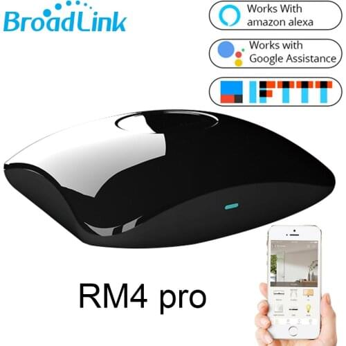 2020 BroadLink RM4 pro Smart Control TV Air Con New Arrival Universal Remote For Home Automation Work With Alexa Google Home