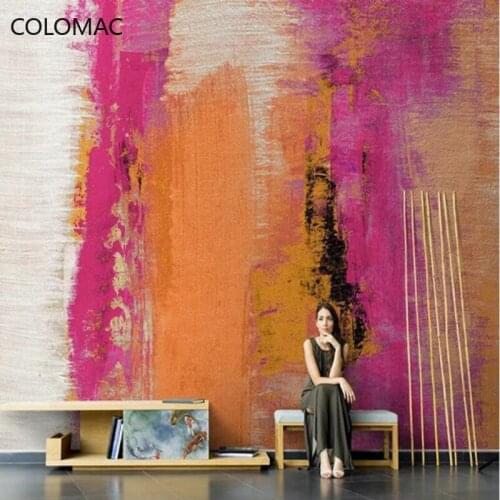 Colomac Custom Nordic Style Abstract Wallpaper Wallpaper KOL Bedroom Live Background Mural Wall Decoration Bedroom Drop Shopping