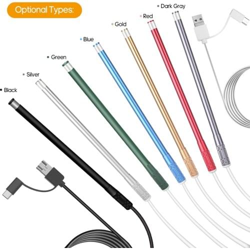 Ear otoscopio Camera Water Resistance Inspection Otoscope Camera Visual Ear Cleaning Tool Compatible Nose Throat