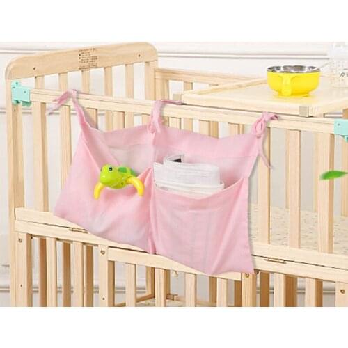 Newborn Baby Crib Hanging Bag Infant Multi-Function Storage Bag Baby Diaper Organizer Toy Diaper Pocket Bedding Set