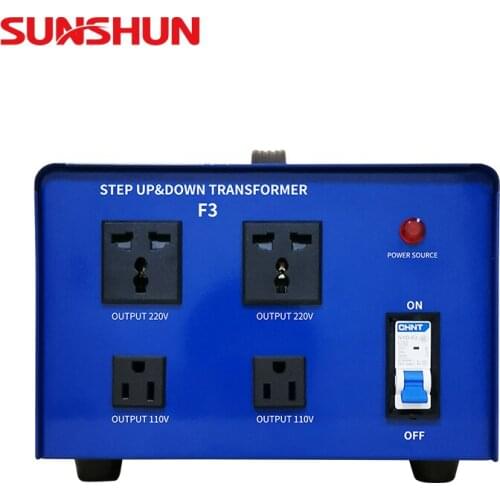 3000W step-up/down transformer multi-appliance support using 220V to 110V or voltage converter