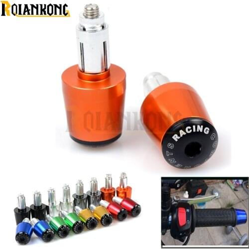 Universal Motor Counterweight Handlebar End Plug Slider Handlebar Ends 7/8''For Honda Ducati BMW Yamaha YZF R1 YZF R3 R6 R25