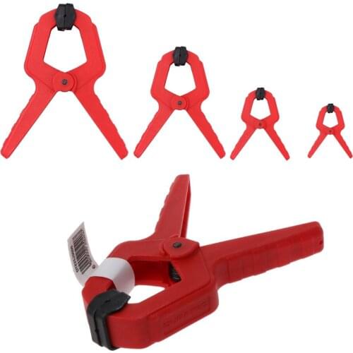 4Pc woodworking Spring Clamp A-shape Engineering Grade Plastic Wood Clip Hardware Woodworking DIY Nylon Clamp Tools 3/4/6/7Inch