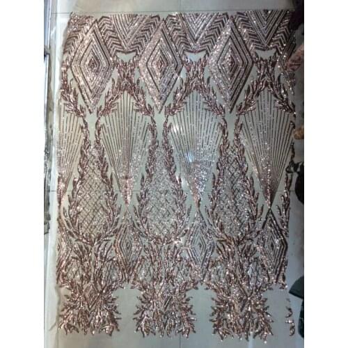 Special sequins Embroidery african lace fabric French Net Lace Fabric ZH-81711 with sequins