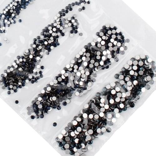 Ss3-10 crystal Rhinestone Applique Nails Decoration Montana Non Hotfix Fabric crystal Nail flat back DIY Crystal nail art lot