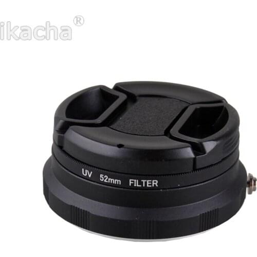 3 In1 Macro Lens Reverse Adapter Protection for Nikon AI 52mm Lens Cap UV Filter for D3100 D3300 D5100 D5300 D5500 D7000 D7100