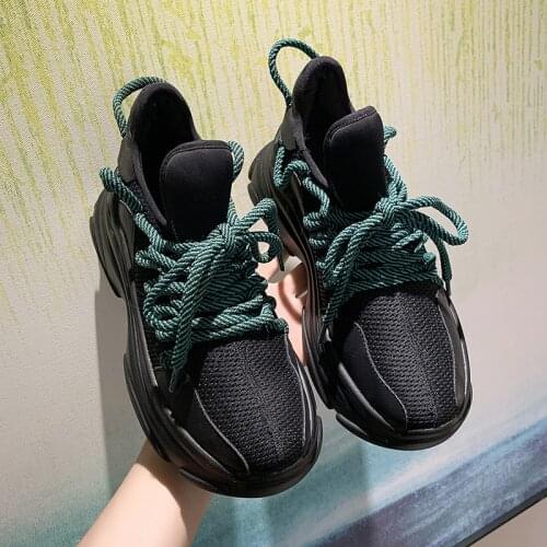Yellow White Sneakers Women Casual Shoes Basket Femme Sneakers Women 2020 New Chunky Sneakers Women Shoes Fashion Dad Sneakers