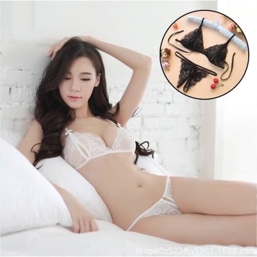 Women Sex Panties Bra Sets Underwear Open Crotch Sex Bra and Panty Set Erotic Sexy Lingerie Set Crotchless Intimates Exotic Sets