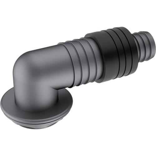 1PC Copper Washing Machine Floor Drain Joint Elbow Double Pass Through Washing Machine Floor Drain