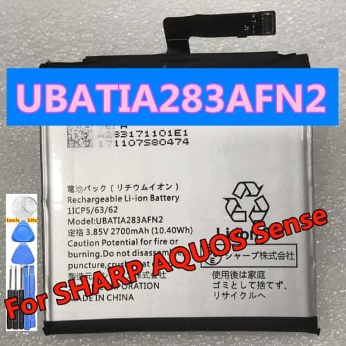 100% High Quality Battery UBATIA283AFN2 2700mAh For SHARP AQUOS Sense Mobile Phone Batteries