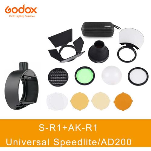 Godox Magnetic Round Head Flash Accessory For Godox AK-R1 Kit Mini Photography Replacement Parts For Godox H200R v1 flash