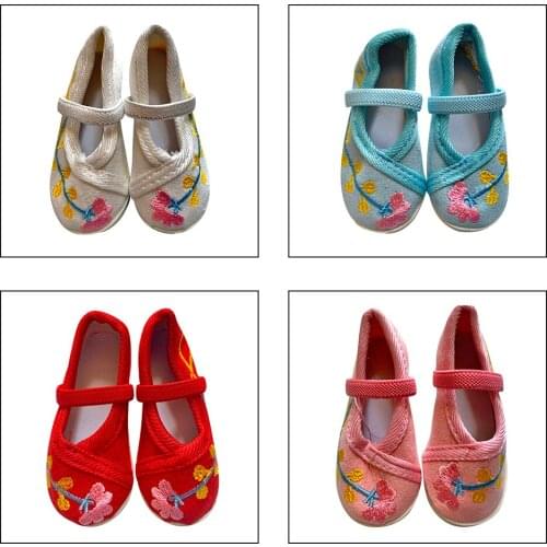 UCanaan 1/3 BJD Dolls Accessories 1 Pair Of 7.5CM High Heels Embroidered Doll Shoes Fit 60CM Doll Boots Accessories Toys