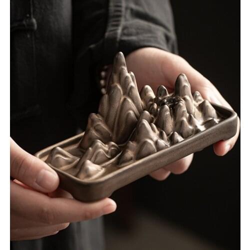 Zen Mountain Flowing Water Incense Burners Creative Incense Holder Incense Burner Sandalwood Censer Home Decor Decoration Craft