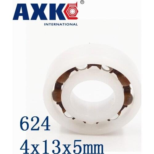 Axk 624 Pom (10pcs) Plastic Ball Bearings 4x13x5mm Glass Balls 4*13*5mm