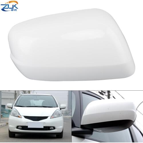 ZUK Left Right Exterior Rearview Mirror Cover Side Mirror Housing Shell For HONDA FIT JAZZ GE6 GE8 2009 2010 2011 2012 2013 2014