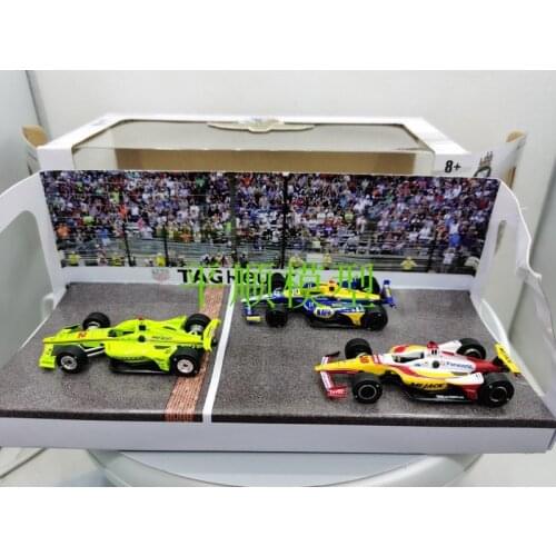 GREENLIGHT 1/64 INDY 500 2019 Podium #22 SIMON PAGENAUD #27 ALEXANDER ROSSI #30 TAKUMA SATO Collection die-cast alloy car models