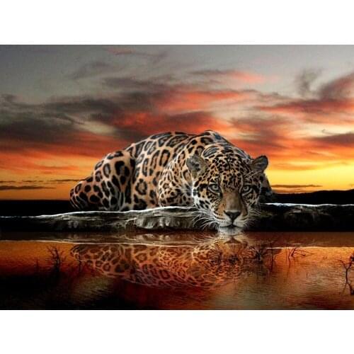 Pictures Living Room Diy Diamond Painting Tiger Diamond Cross Stitch Resin Square/round Diamond Sets Decor