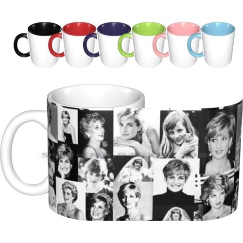 Lady Diana Ceramic Mugs Coffee Cups Milk Tea Mug Lady Diana Diana Lady D United Kingdom Royalty Royal Family English Rose