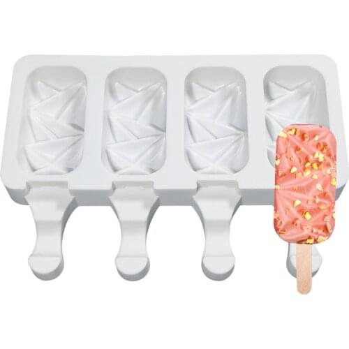 Magnum Silicone Popsicle Mold Ice Cube Maker Mould Silicones Ice Cream Mold Forms For Ice Silicone Glacon Molds DIY