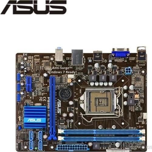 For ASUS P8H61-M LX3 Computer Motherboard LGA 1155 DDR3 For Intel H61 P8H61 Desktop Mainboard SATA II PCI-E X16 Used