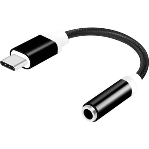 Type C to 3.5mm Adapter Aux Usb C To 3.5MM Headphone Jack Adapter Audio Cable for Xiaomi Mi iPad Pro Samsung Galaxy S20