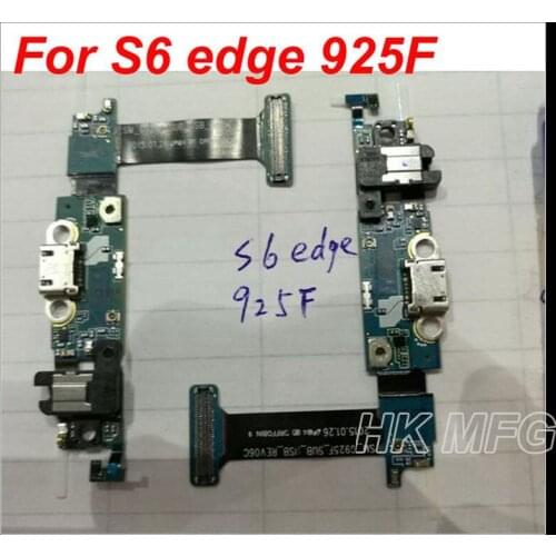 S6 edge 925F charge dock connector + flex cable Assembly for Samsung S6 Edge 925F charging USB port flex riboon European version
