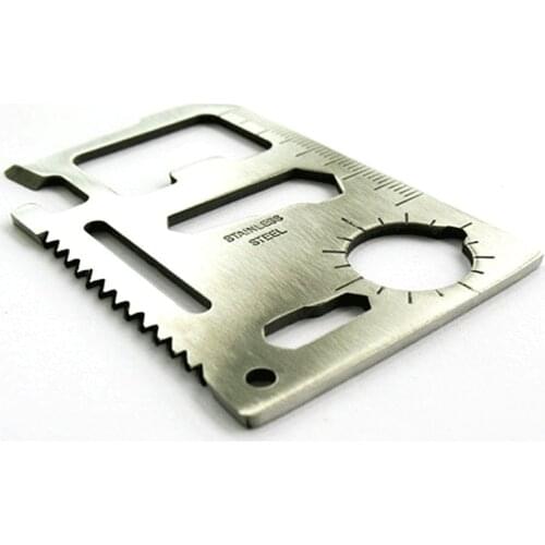 Saber card thickening outdoor multifunctional stainless steel type lifesaving bottle opener camping gear survival tool edc