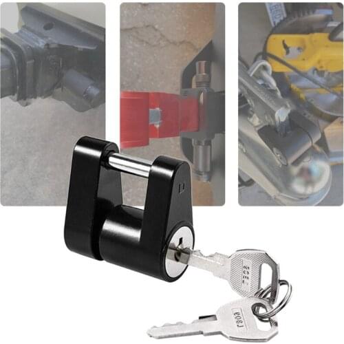 U90C Anti-rust Trailer Hitch Accessories 1/4 Inch Small Trailer Lock Coupler Hook Connector Lock RV Connector