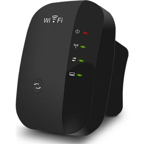 New Black 300mwifi Wireless Signal Amplifier Repeater Home Office Wireless Signal Amplifier Router