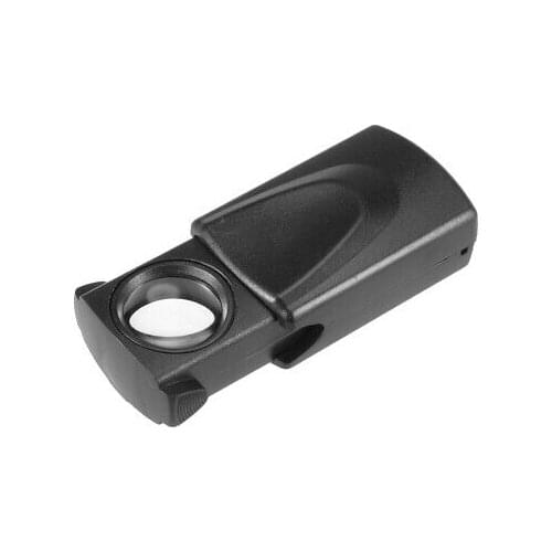 45X 21mm Pull Type Eye Magnifier Loupe with LED Illuminated Light