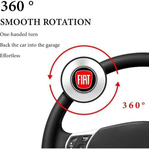 1Pcs Car Steering Wheel Knob Ball Spinner Handle Ball Booster Wheel for Fiat Panda Bravo Punto Linea Croma 500 Auto Accessories