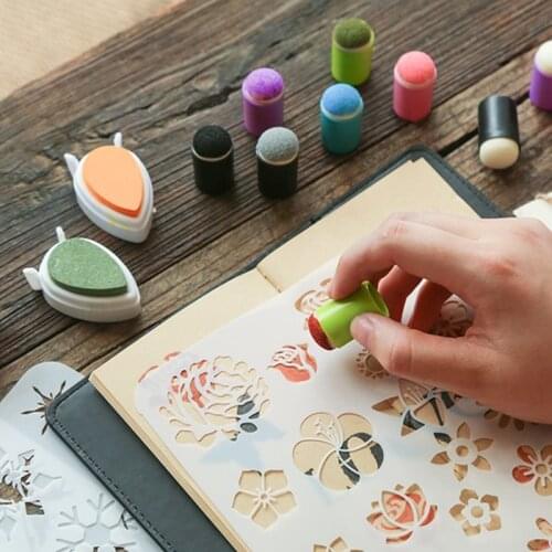 5PC Finger Cot Ink Pad Smudge Tool Stationery School Supplies