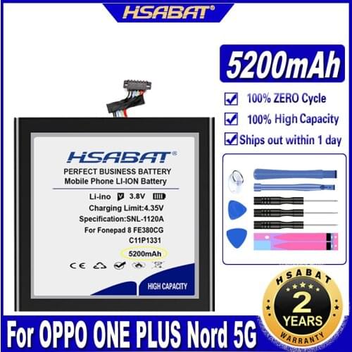 HSABAT C11P1331 5200mAh Battery for Asus Fonepad 8 FE380CG Tablet PC Batteries