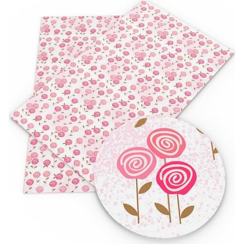 Big Size David accessories 30*140cm Floral Faux Synthetic Leather For Bow-knot bags Wallet Phone Cover DIY,1Yc12435