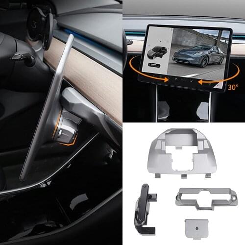 For Tesla Model 3 2017-2021 / Model Y 2021 LHD ONLY Center Control GPS Navigation Touchscreen Upgrade Rotating Bracket Holder