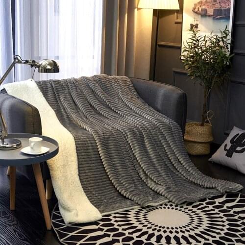 Home Bedding Sherpa Blanket Bedspread Plush Bed Linen Kids Children Sleeping Comforter