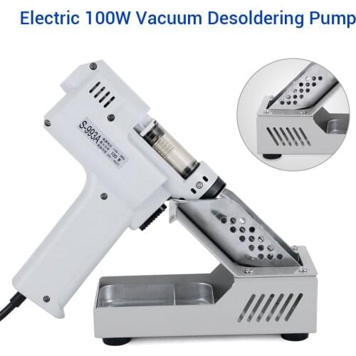 110V /220V Electric Vacuum Desoldering Pump Solder Sucker Gun heating core suction tin S-993A torch core iron core 90W