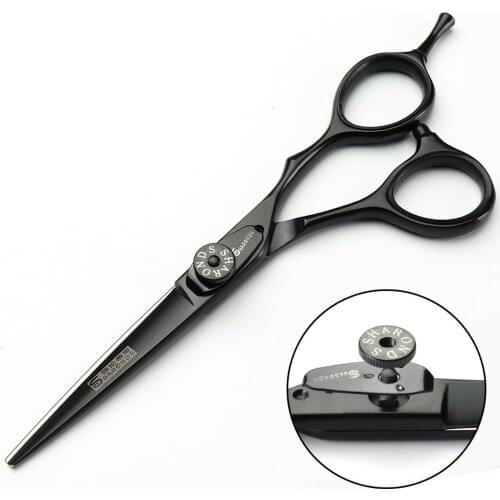 6 Inch Black Japan 440c Import Professional Hairdresser Scissors Set Salon Hairdresser Tools Hair Razor barber Thinning Scissors