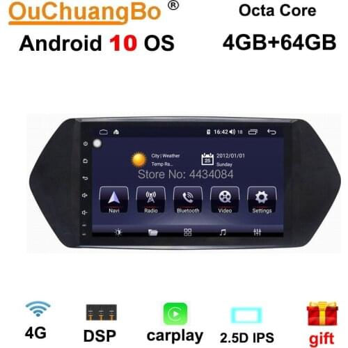 Ouchuangbo 2.5D IPS car audio player gps radio for Southeast DX3 support carplay DSP slipt screen 8 core 4+64 android 10.0 OS