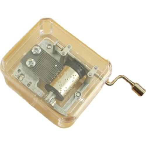 Plastic Mechanical Hand Crank Music Box Busy Board Motor Skill Accessories for Birthday Christmas Gifts