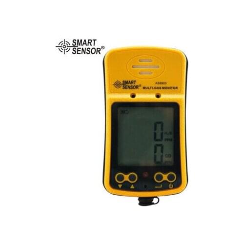 AS8903 Portable High Sensitive CO Gas Sensor Monitor Carbon Monoxide Hydrogen Sulfide Gas Detector tester meter Analyzer
