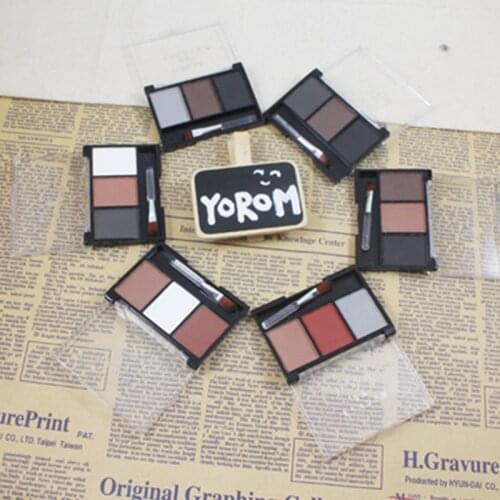 Professional EYEBROW Eyebrow Tint Focallure Powder Base Shadow Palette with Makeup Brush Maquiagem Maquiagens for Rimel