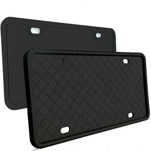 License Plate Frame For America Scratch-Resistant Rust-Proof Car License Cover Silicone Holder Number Plate Kentekenplaathouder