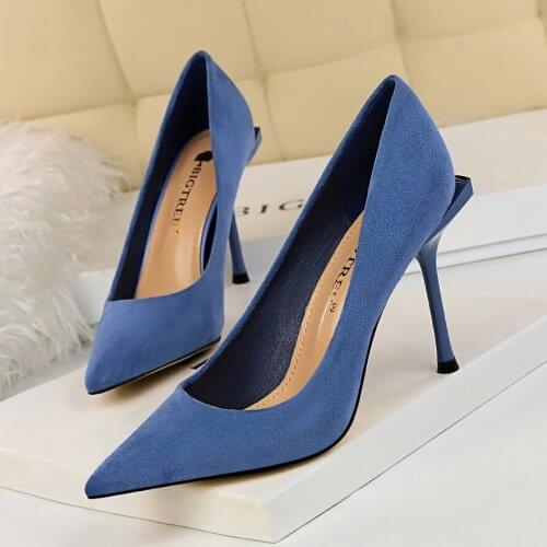 BIGTREE Shoes Women high heels pumps women shoes ladies heels wedding party shoe Female sexy red shoes office Lady womens shoes