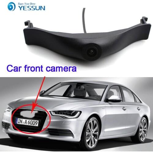 YESSUNFor Audi A6 A6L 2016 High quality original car dedicated front camera Hood Mesh Front Grille CAM Front Camera