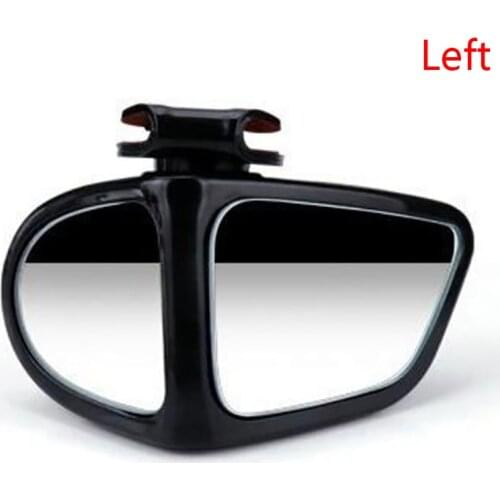 Car Reversing Round Mirror Front And Rear Wheel Auxiliary Rearview 360 Degree adjusted Wide-Angle Mirrors