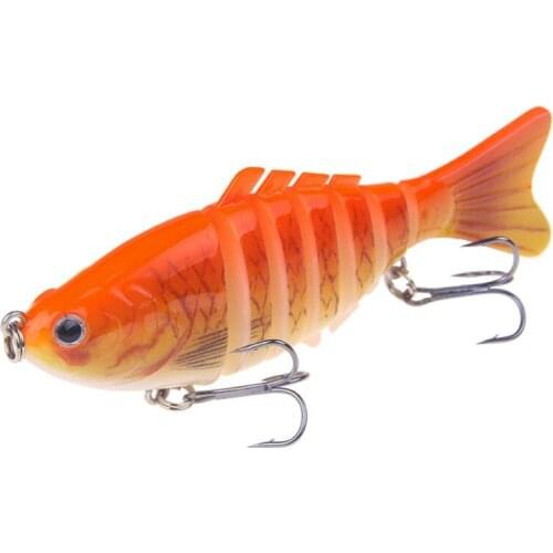 1PCs Sinking Wobblers Fishing Lures Jointed Crankbait Swimbait 7 Segment Hard Artificial Bait sea Bass Fishing Lure Tackle